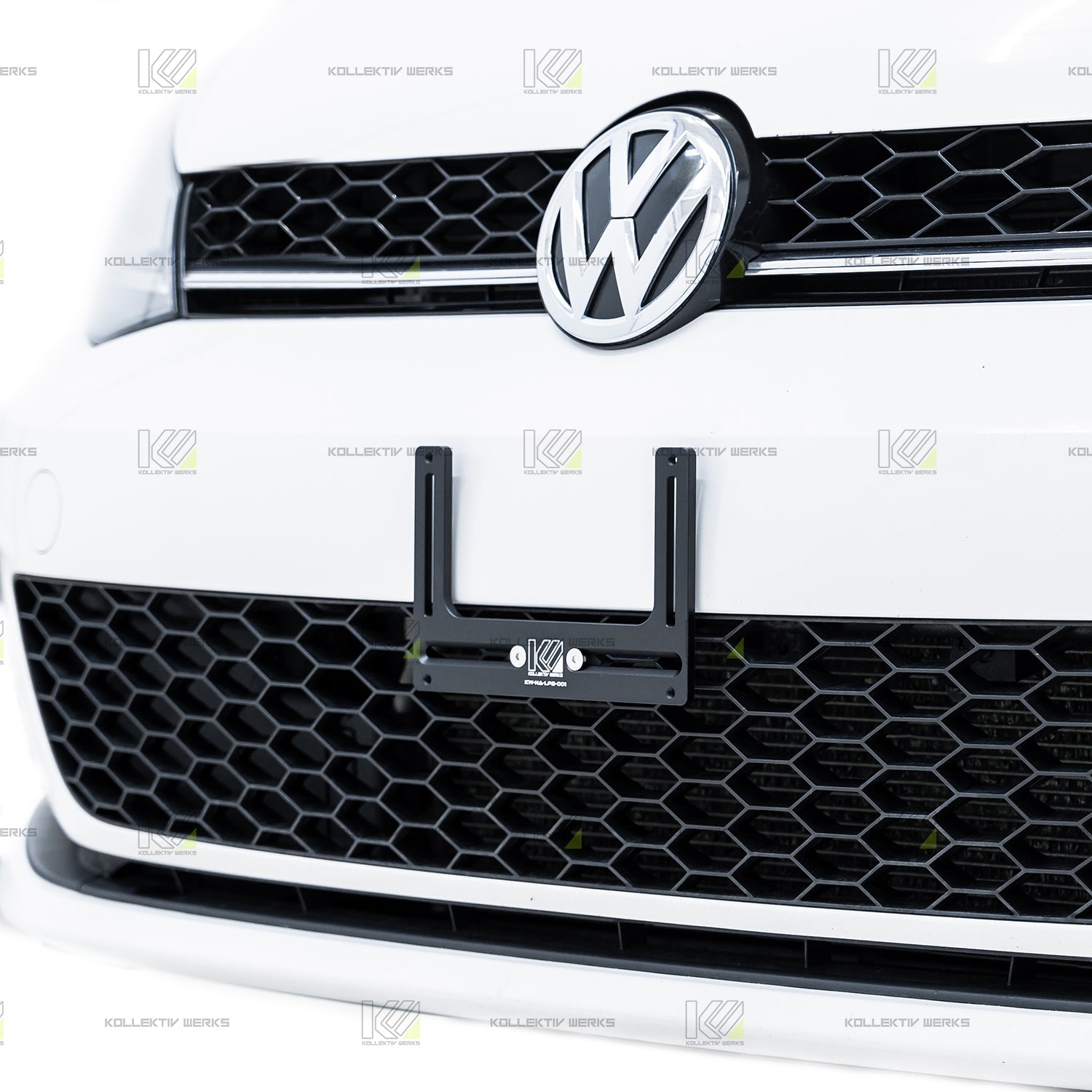 VW - MK7 - GTI (Non-ACC) - KW No Drill Center Mount License Plate Hold –  Kollektiv Werks