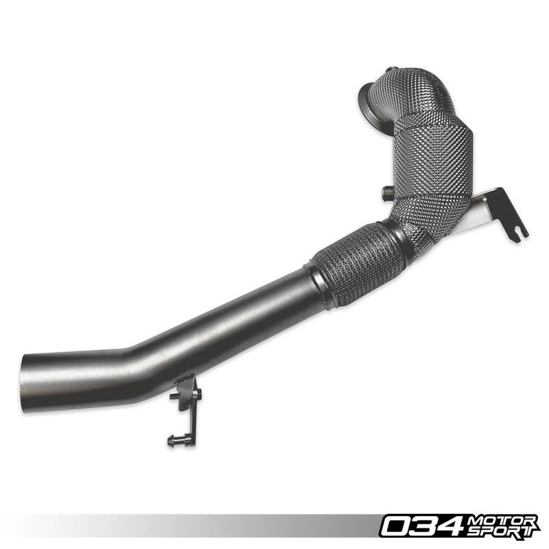 034Motorsport - Stainless Steel Racing Downpipe for Mk8 Golf R & Audi 8Y S3