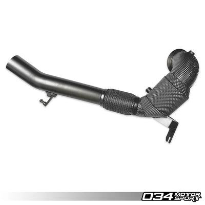 034Motorsport - Stainless Steel Racing Downpipe for Mk8 Golf R & Audi 8Y S3