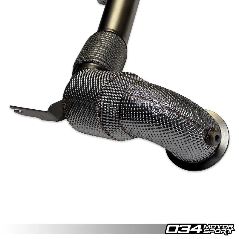 034Motorsport - Stainless Steel Racing Downpipe for Mk8 Golf R & Audi 8Y S3