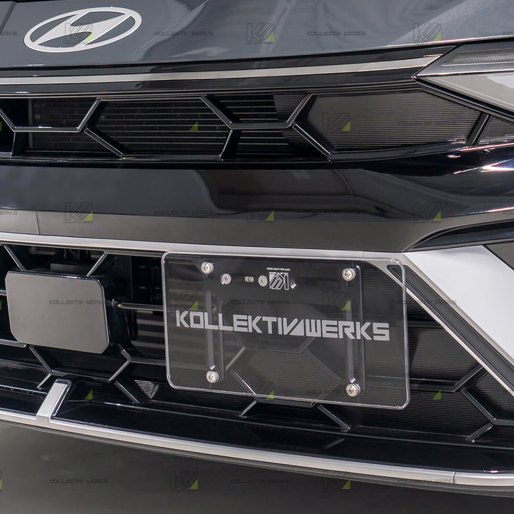 Hyundai - Elantra N-Line - KW No Drill Side Mount License Plate