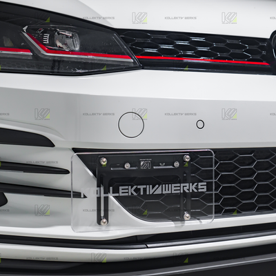 VW - MK7.5 - GTI - KW No Drill Side Mount License Plate Holder (2018-2021)