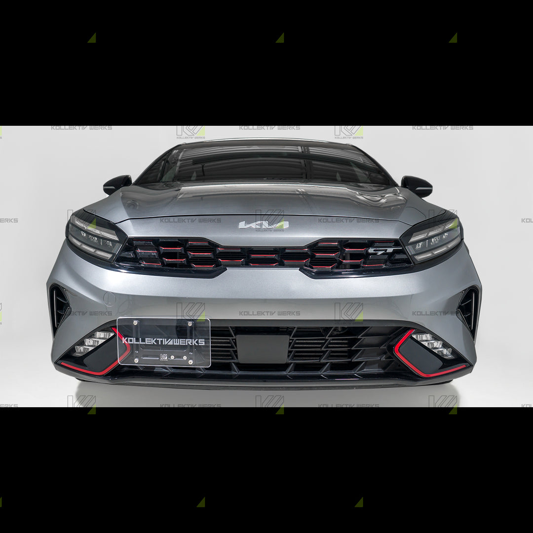 KIA - Forte GT - KW No Drill Side Mount License Plate Holder (2022
