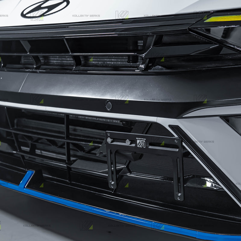Hyundai - Elantra N (Facelift) - KW No Drill Side Mount License Plate Holder (2024+)