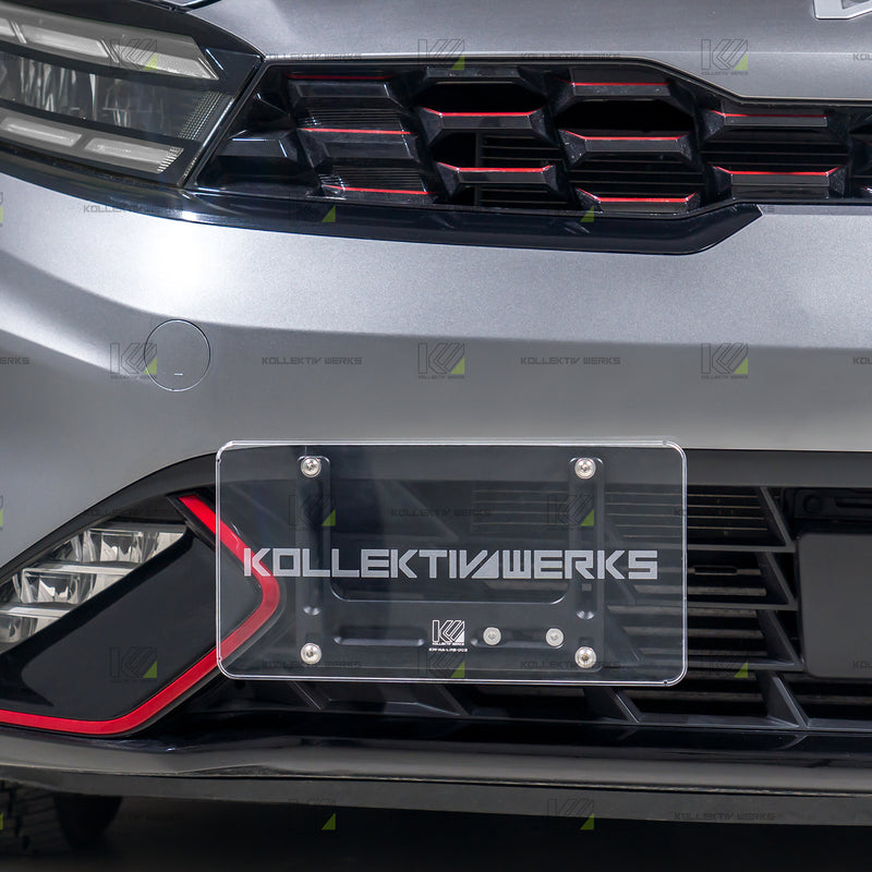 KIA - Forte GT - KW No Drill Side Mount License Plate Holder (2022+)