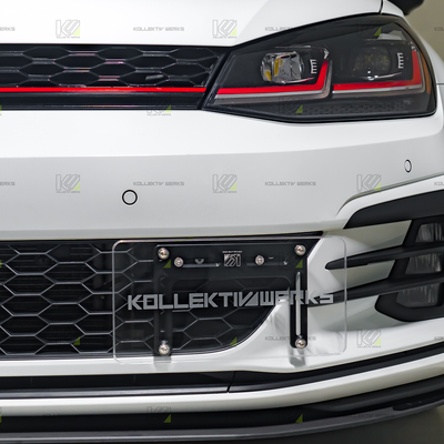 VW - MK7.5 - GTI - KW No Drill Side Mount License Plate Holder (2018-2021)