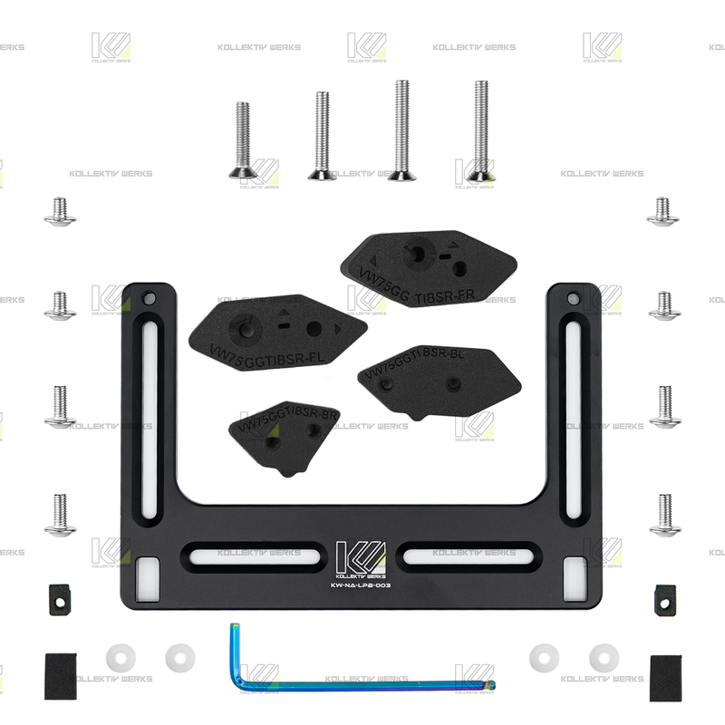 VW - MK7.5 - GTI - KW No Drill Side Mount License Plate Holder (2018-2021)