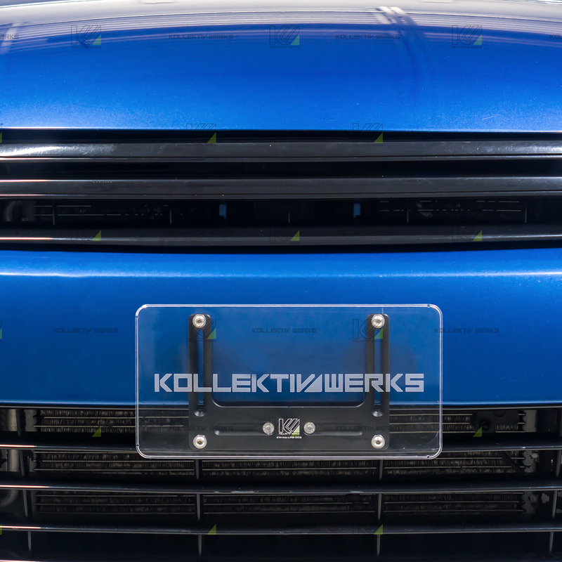 VW - MK6 - Golf R - KW No Drill Center Mount License Plate Holder (2010 - 2014)