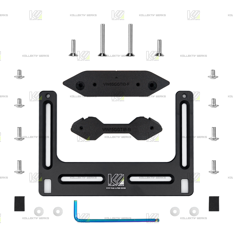 VW - MK8.5 - GTI - KW No Drill Center Mount License Plate Holder (2025+)