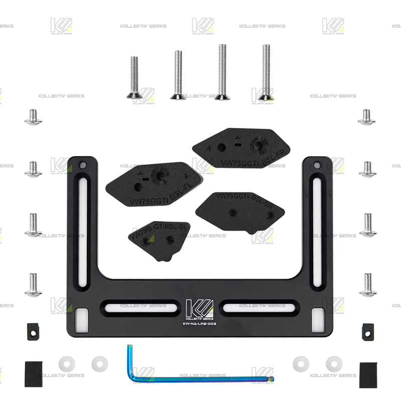 VW - MK7.5 - GTI - KW No Drill Side Mount License Plate Holder (2018-2021)