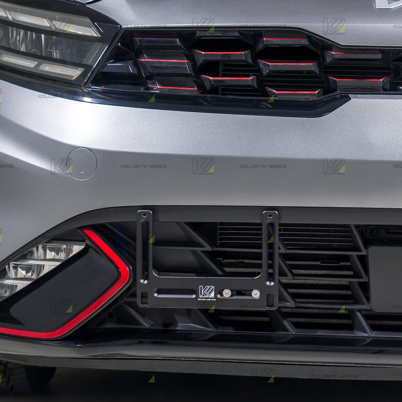 KIA - Forte GT - KW No Drill Side Mount License Plate Holder (2022+)
