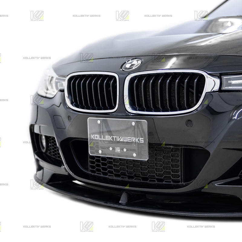BMW - F30/31 - 3 Series (M Sport Bumper)  - KW No Drill Center Mount License Plate Holder