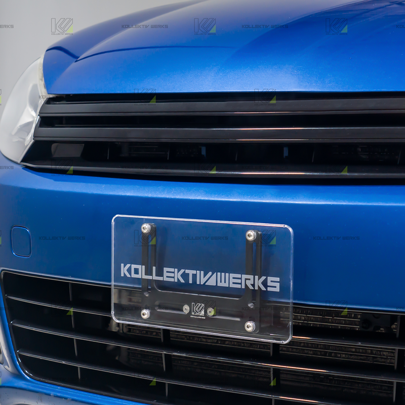 VW - MK6 - Golf R - KW No Drill Center Mount License Plate Holder (2010 - 2014)