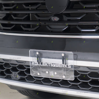 VW - MK2 - Atlas - Cross Sport / Peak Edition - KW No Drill Center Mount License Plate Holder (2024+)
