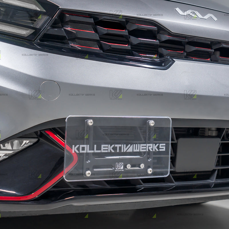 KIA - Forte GT - KW No Drill Side Mount License Plate Holder (2022+)