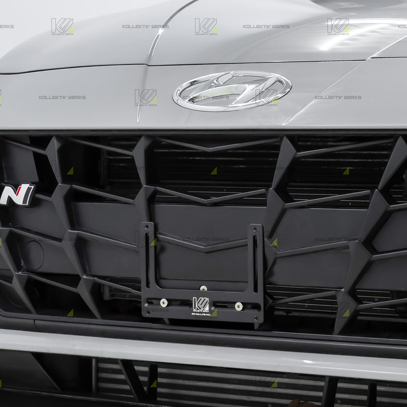 Hyundai - Elantra N (Pre-Facelift) - KW No Drill Center Mount License Plate Holder (2020-2023)