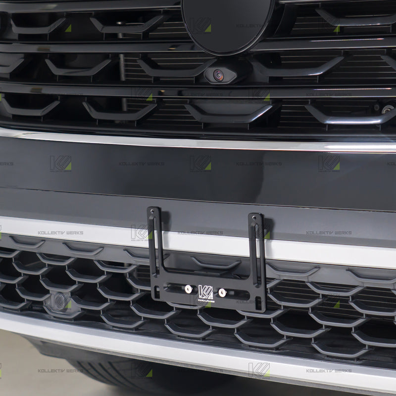 VW - MK2 - Atlas - Cross Sport / Peak Edition - KW No Drill Center Mount License Plate Holder (2024+)