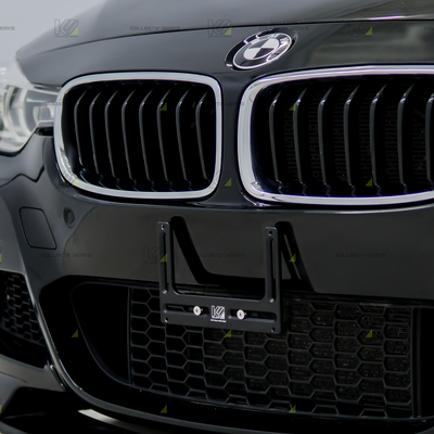BMW - F30/31 - 3 Series (M Sport Bumper)  - KW No Drill Center Mount License Plate Holder (2012-2018)