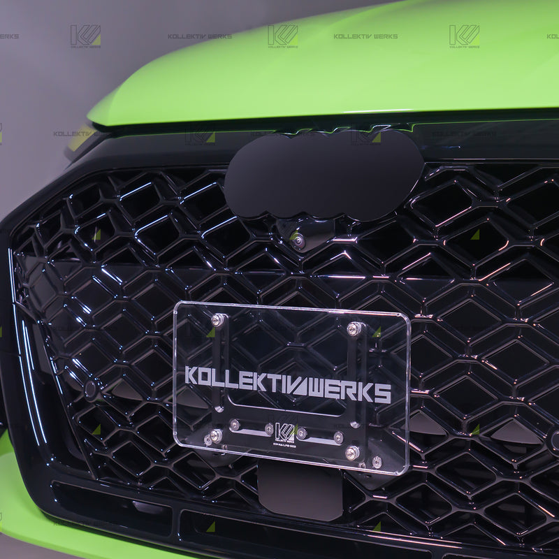 Audi - 8.5Y - RS3 - KW No Drill Center Mount License Plate Holder (2025+)