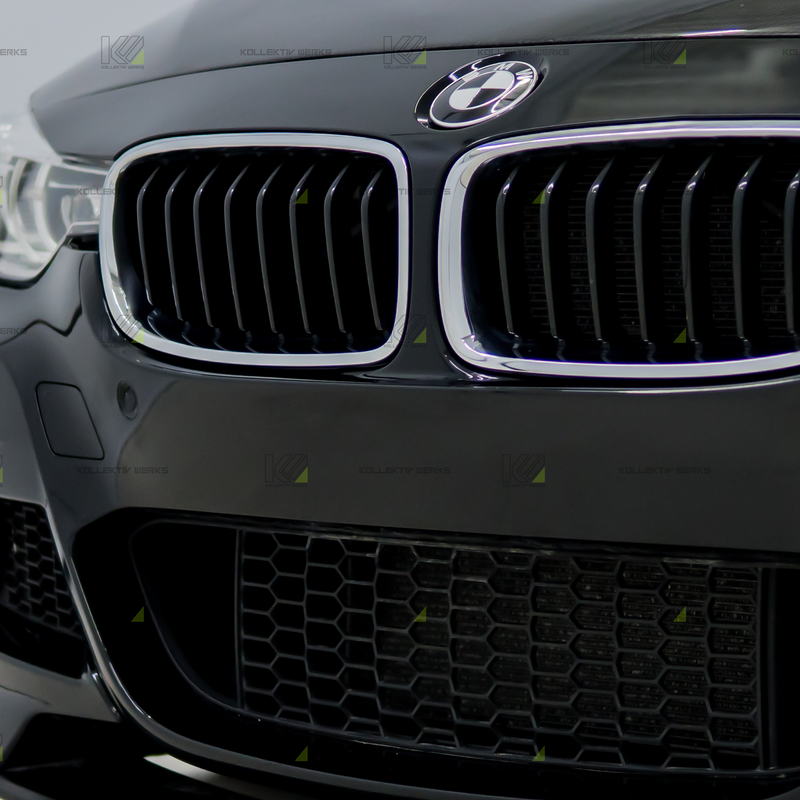 BMW - F30/31 - 3 Series (M Sport Bumper)  - KW No Drill Center Mount License Plate Holder (2012-2018)