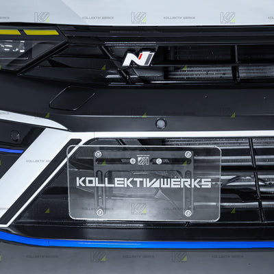 Hyundai - Elantra N (Facelift) - KW No Drill Side Mount License Plate Holder (2024+)