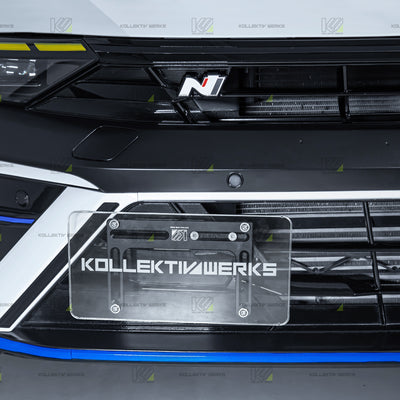 Hyundai - Elantra N (Facelift) - KW No Drill Side Mount License Plate Holder (2024+)