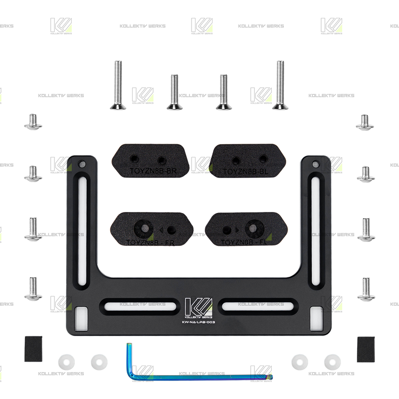 Toyota - ZN8 - GR86 - KW No Drill Center Mount License Plate Holder (2022+)