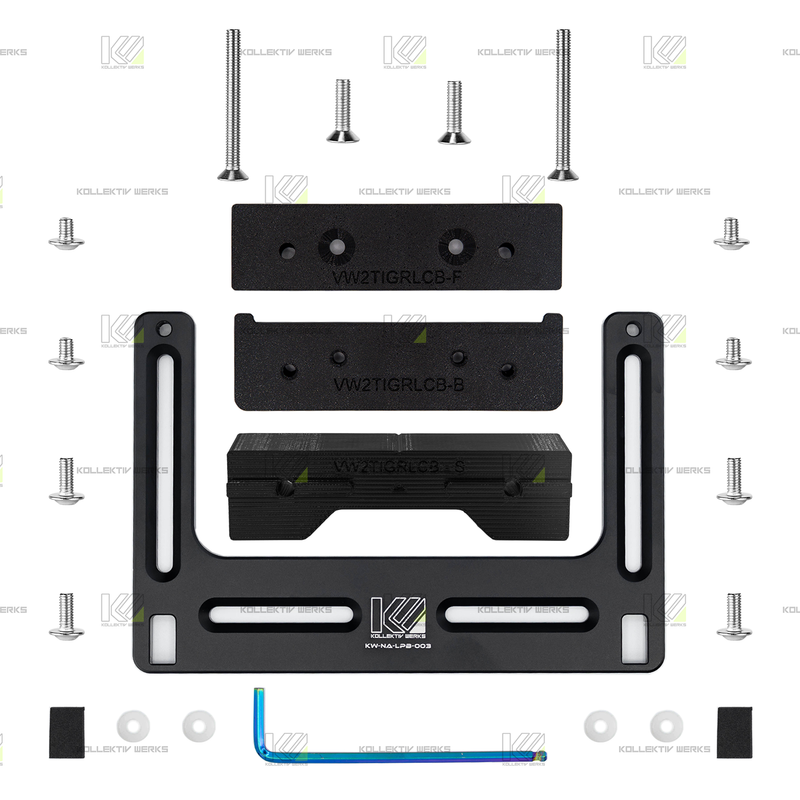 VW - MK2 - Tiguan - R-Line - KW No Drill Center Mount License Plate Holder (2019-2021)
