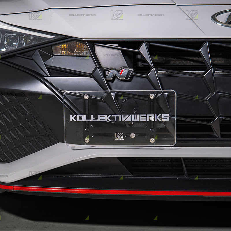 Hyundai - Elantra N (Pre-Facelift) - KW No Drill Side Mount License Plate Holder (2020-2023)
