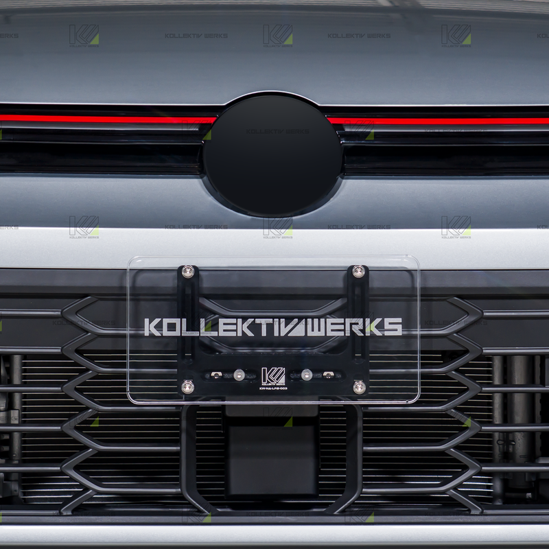 VW - MK8.5 - GTI - KW No Drill Center Mount License Plate Holder (2025+)