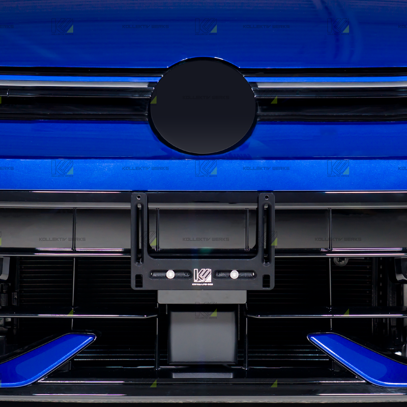 VW - MK8.5 - R - KW No Drill Center Mount License Plate Holder (2025+)