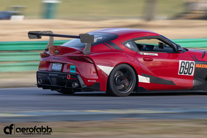 Aerofabb Comp Series | Carbon Swan Neck Rear Wing (Toyota MK5 Supra)