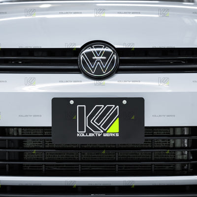VW - MK7.5 - R - KW No Drill Center Mount License Plate Holder