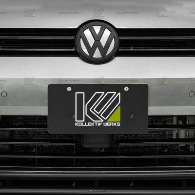 VW - MK7 - R (ACC) - KW No Drill Center Mount License Plate Holder