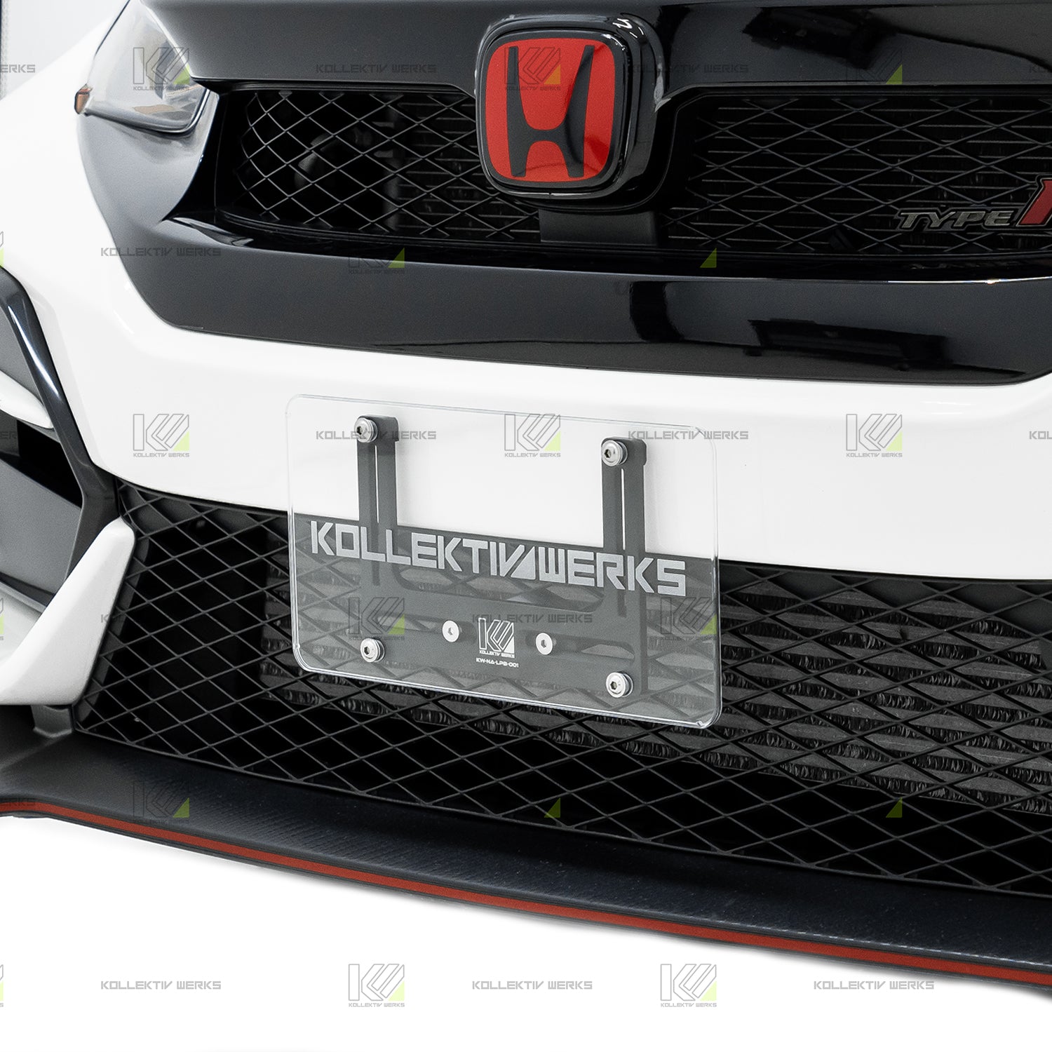 Honda - 10th Gen - Civic Type R - KW No Drill Center Mount License Pla ...