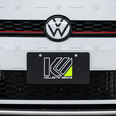 VW - MK7 - R (Non ACC) - KW No Drill Center Mount License Plate Holder