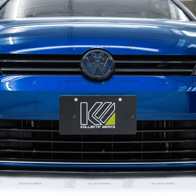 VW - MK7 - R (Non ACC) - KW No Drill Center Mount License Plate Holder