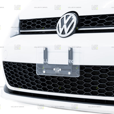 VW - MK7 - GTI - KW No Drill Center Mount License Plate Holder